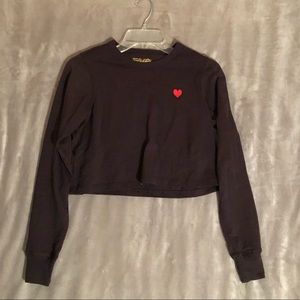 Spiritual Gangster long sleeved cropped casual top